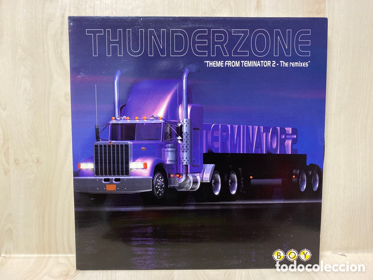 Discos de vinilo: Thunderzone - Theme From Terminator 2 (The Remixes) (12&rdquo;) - Foto 1
