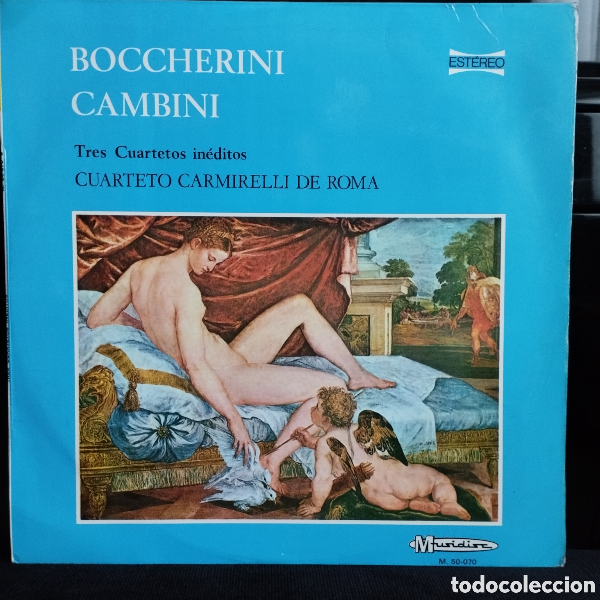 Discos de vinilo: Cuarteto Carmirelli De Roma - Boccherini, Cambini - Foto 1