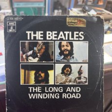 Discos de vinilo: DISCO SINGLE THE BEATLES - THE LONG AND WINDING ROAD - FOR YOU BLUE