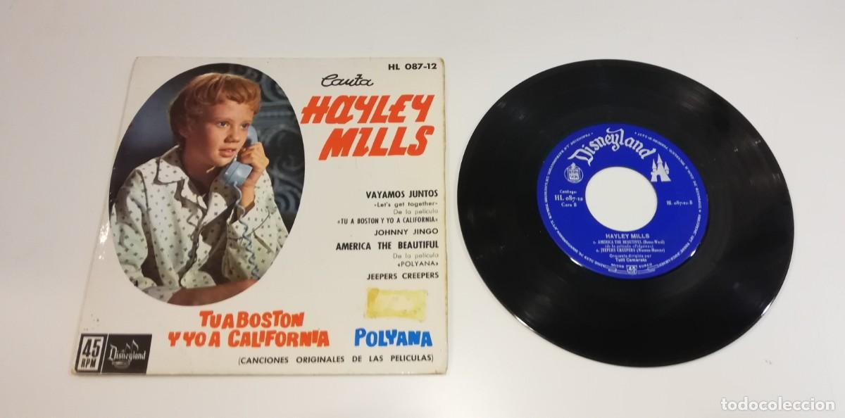 Discos de vinilo: S6- Hayley Mills - Canta Hayley Mills (7&rdquo;, EP)- POR VG DISC VG
