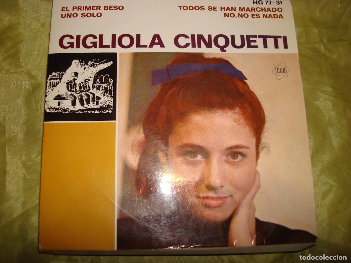 Discos de vinilo: GIGLIOLA CINQUETTI. EL PRIMER BESO + 3. EP . HISPAVOX, 1964(#) - Foto 1