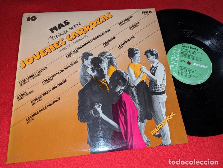 Discos de vinilo: MUSICA PARA JOVENES CARROZAS vol.10 Pavone+Anka+Heleno+Valen+Junior+Flippers+Dobarro++ LP 1984 RCA S