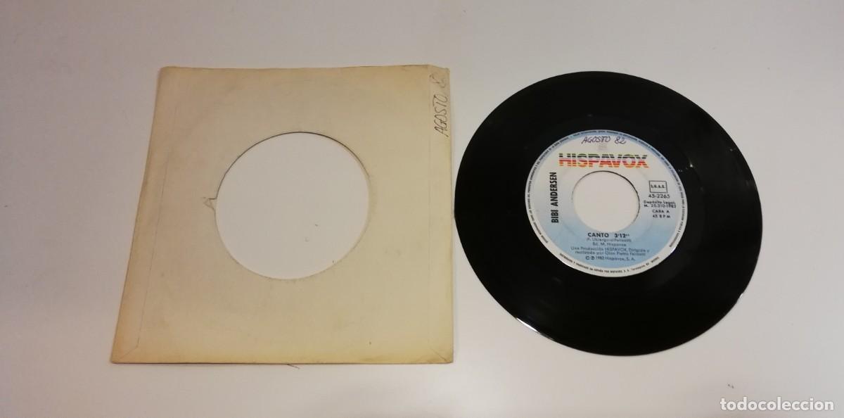 Discos de vinilo: S6- Bibi Andersen - Canto (7&rdquo;, Single)- POR GENERIC DISC VG+ - Foto 1
