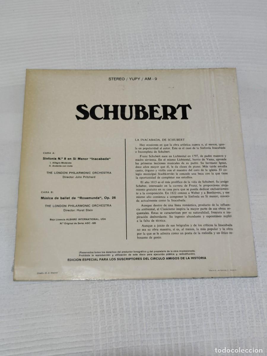 Discos de vinilo: Schubert - Sinfonia N&ordm;8 - Foto 2