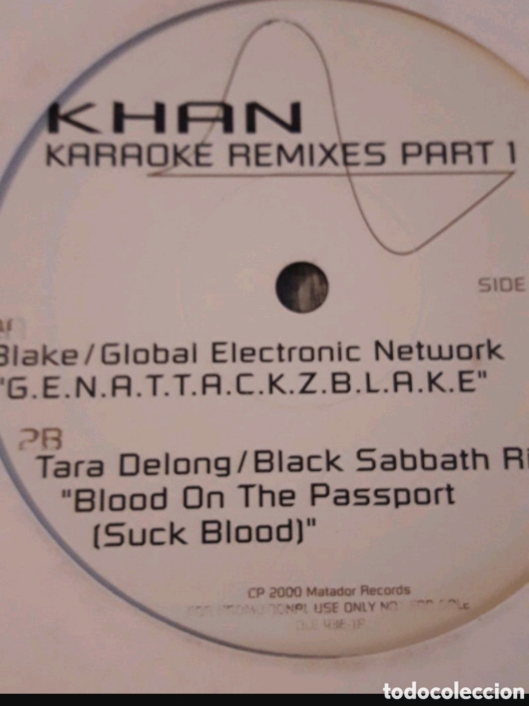 Discos de vinilo: Maxi single Khan. Karaoke remixes part 1 - Foto 4