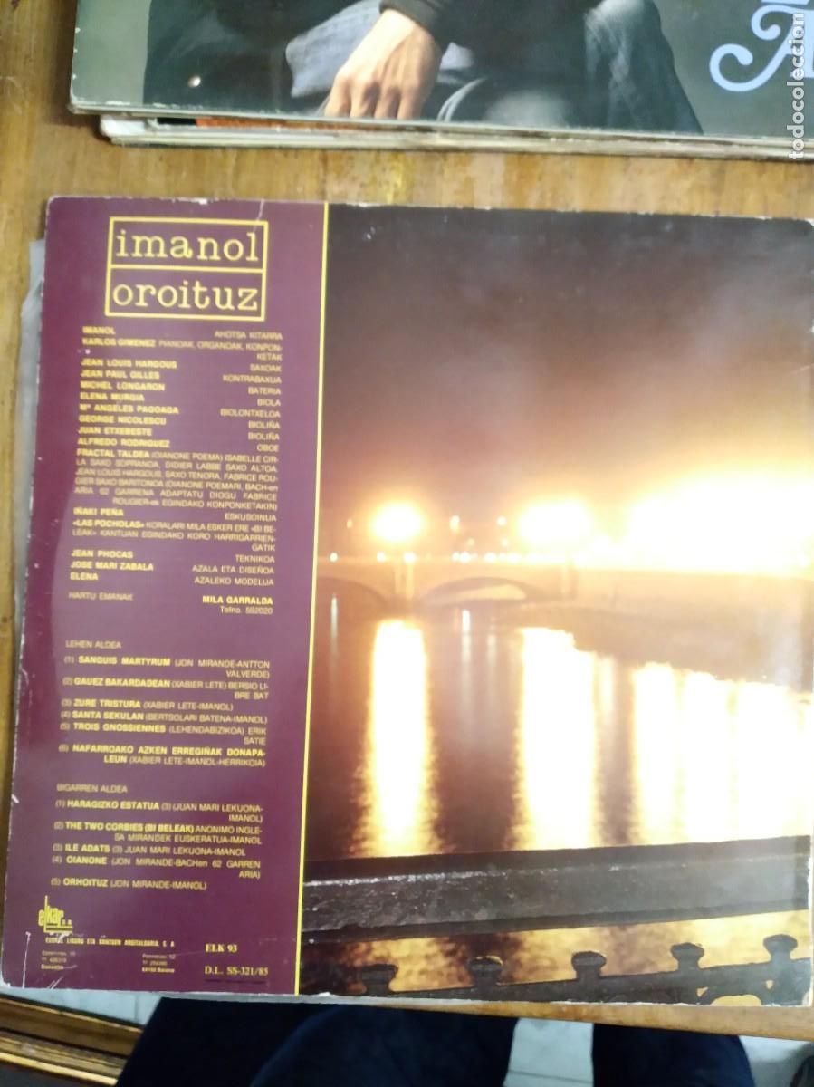Discos de vinilo: Imanol-Oroituz-Lp Vinilo- - Foto 2