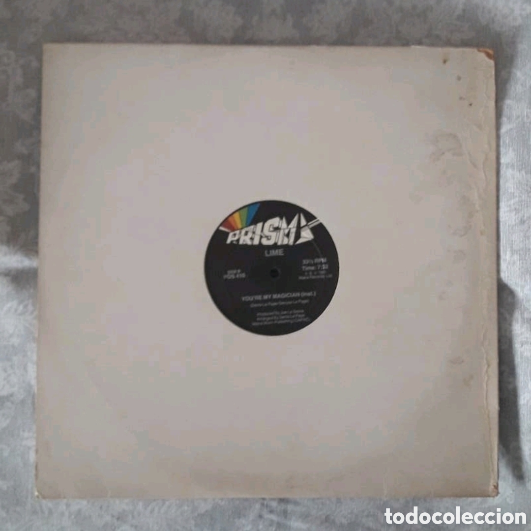 Discos de vinilo: Maxi single Lime.&nbsp;Youre My Magician - Foto 4