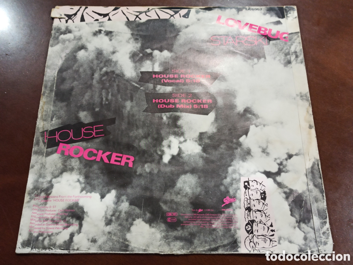 Discos de vinilo: Lovebug Starski - House Rocker - Foto 2
