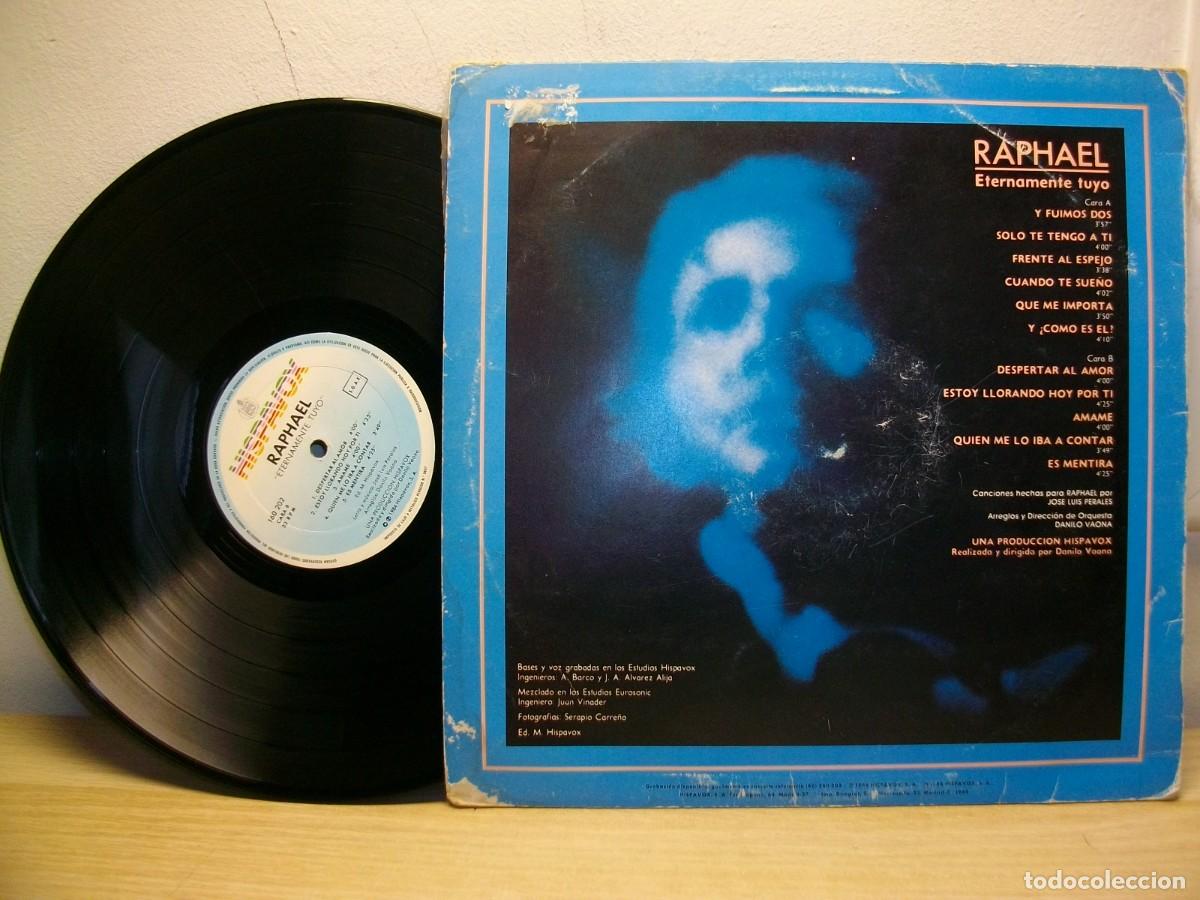Discos de vinilo: RAPHAEL ETERNAMENTE TUYO LP - Foto 2