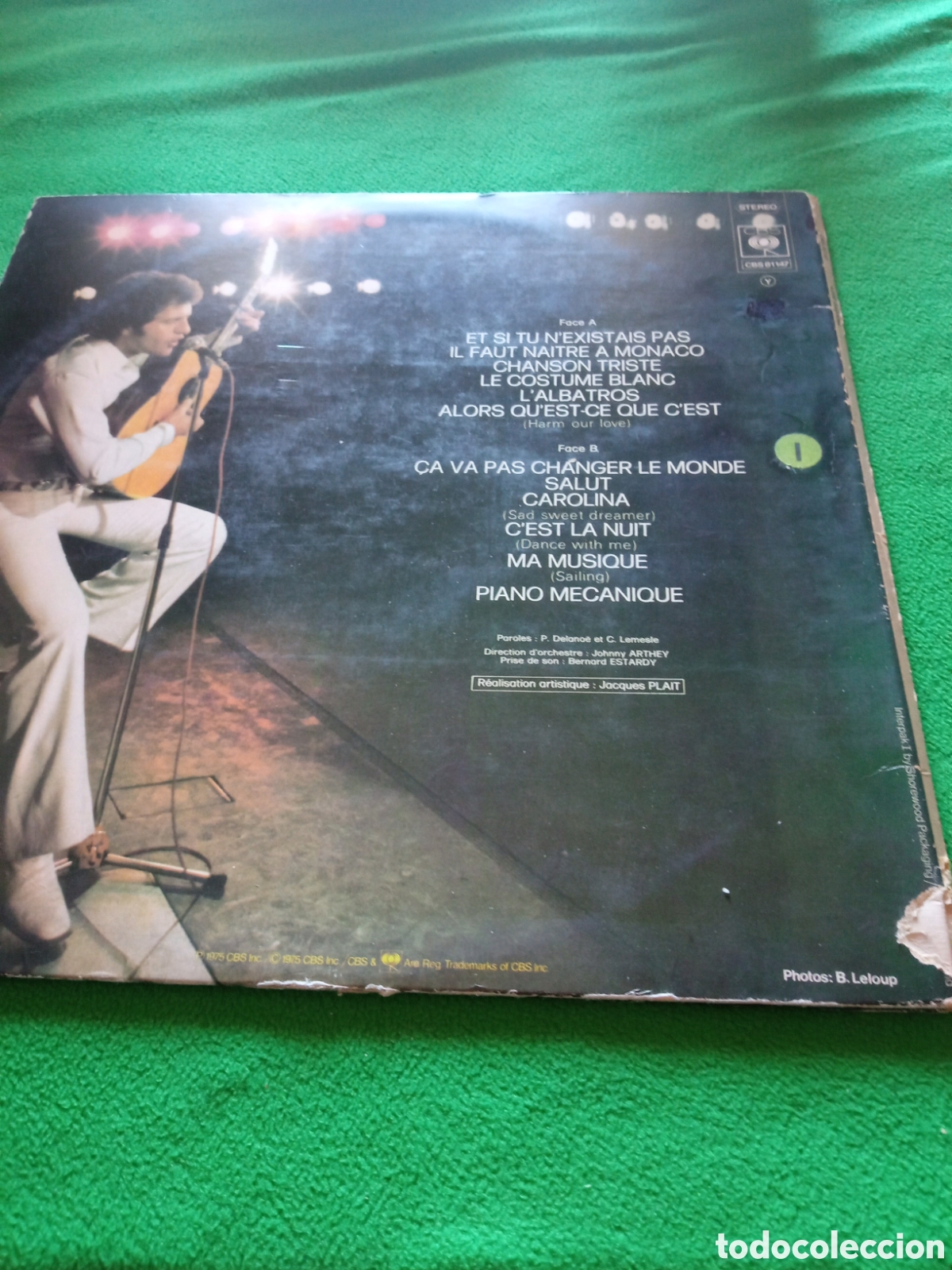 Discos de vinilo: Joe Dassin - Same Vinilo Lp - Foto 2