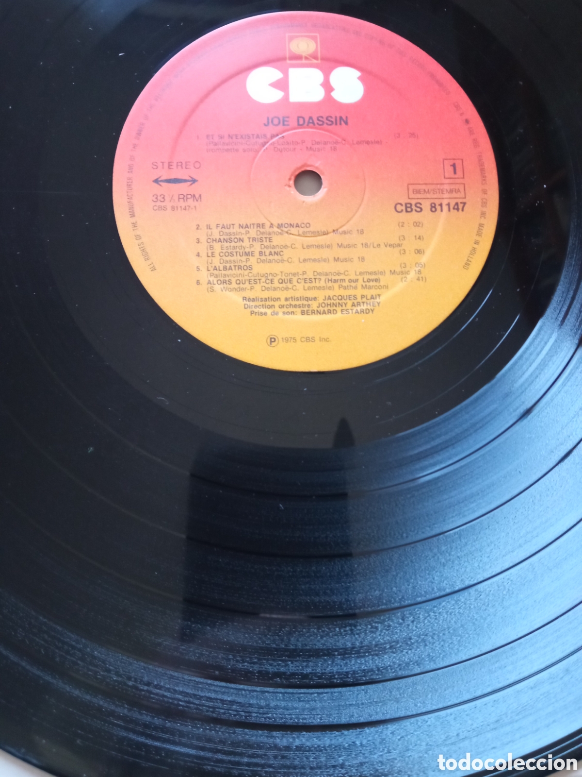 Discos de vinilo: Joe Dassin - Same Vinilo Lp - Foto 4