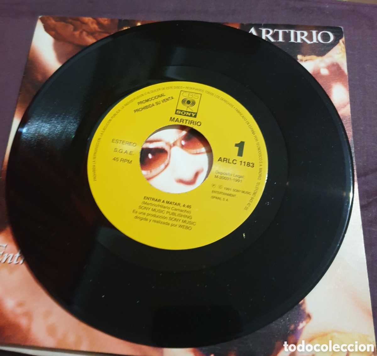 Discos de vinilo: Martirio - entrar a matar - Foto 2