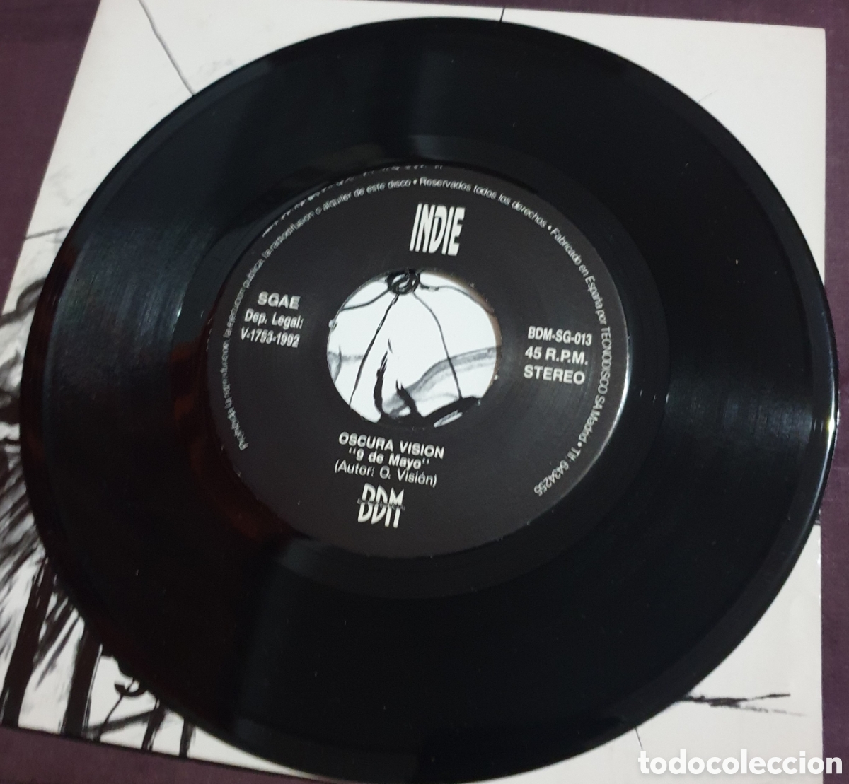 Discos de vinilo: Oscura visi&oacute;n - 9 de mayo - Foto 2