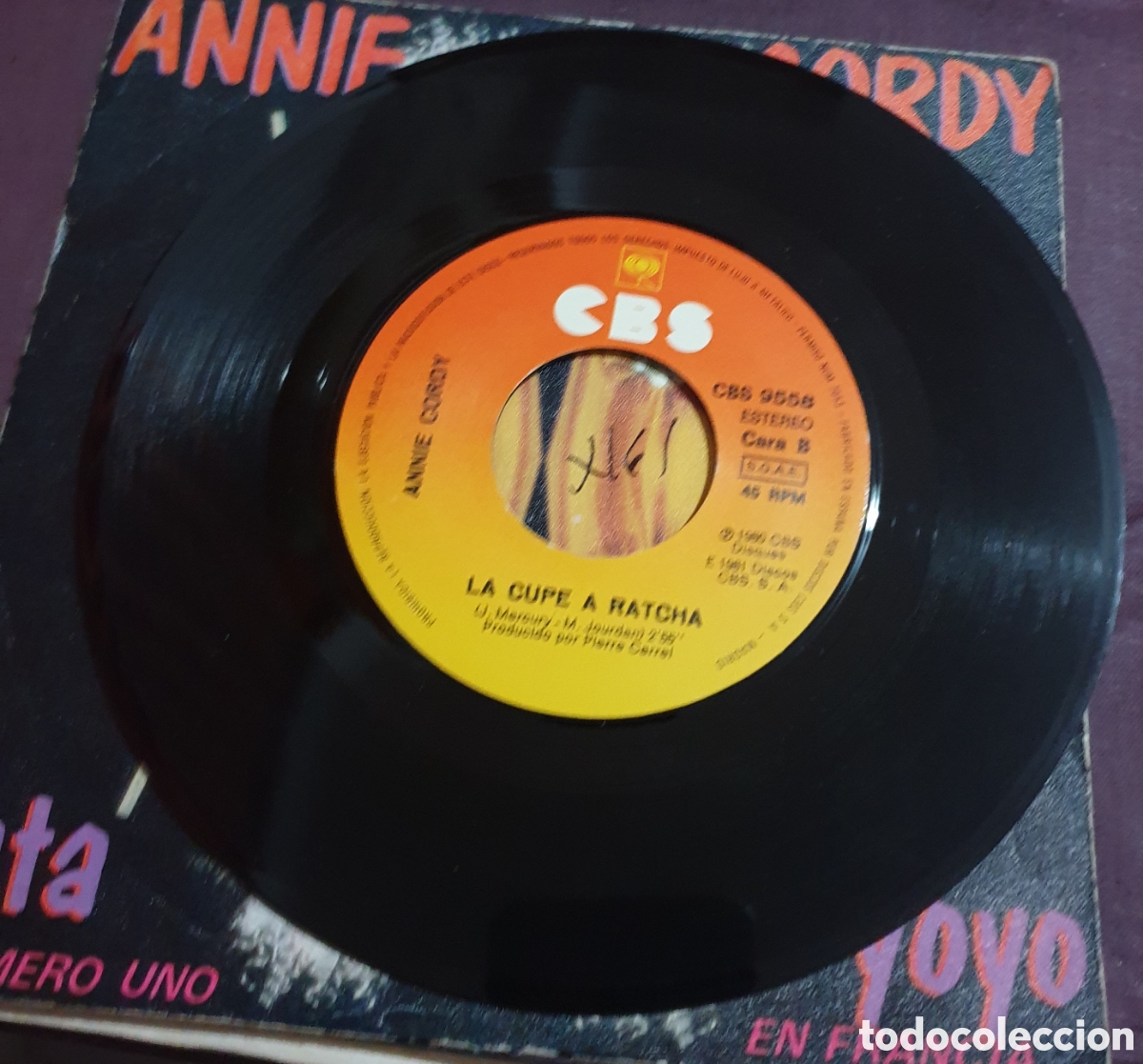 Discos de vinilo: Annie Cordy - tata yoyo - Foto 3