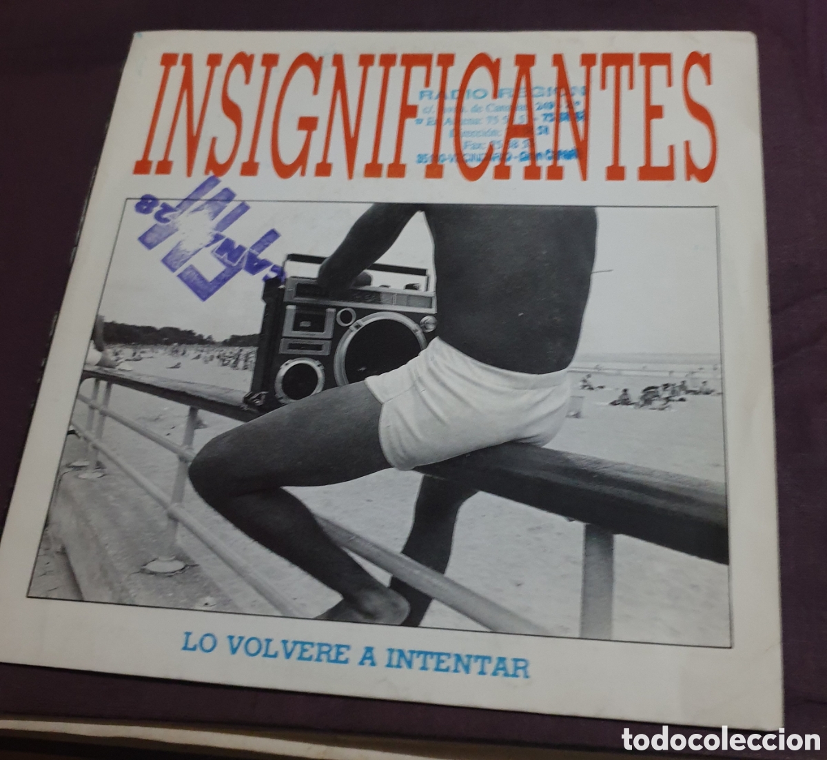 Discos de vinilo: Insignificantes - lo volver&eacute; a intentar - Foto 1