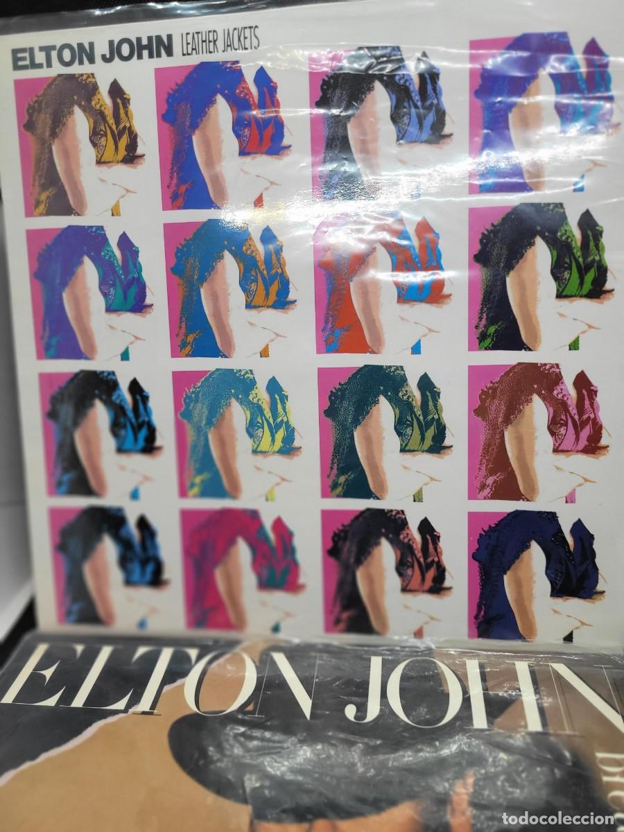 Discos de vinilo: Lote de 2 vinilo LP de EXITOS DE ELTON JOHN - Foto 2