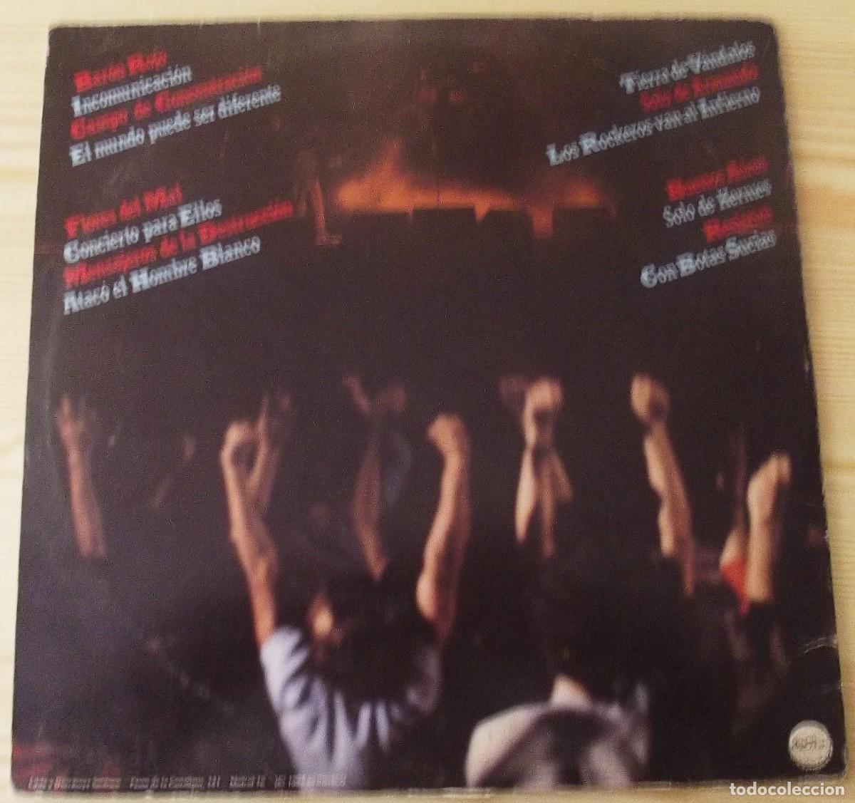 Discos de vinilo: LP. Baron Rojo en vivo 1984 - Foto 2