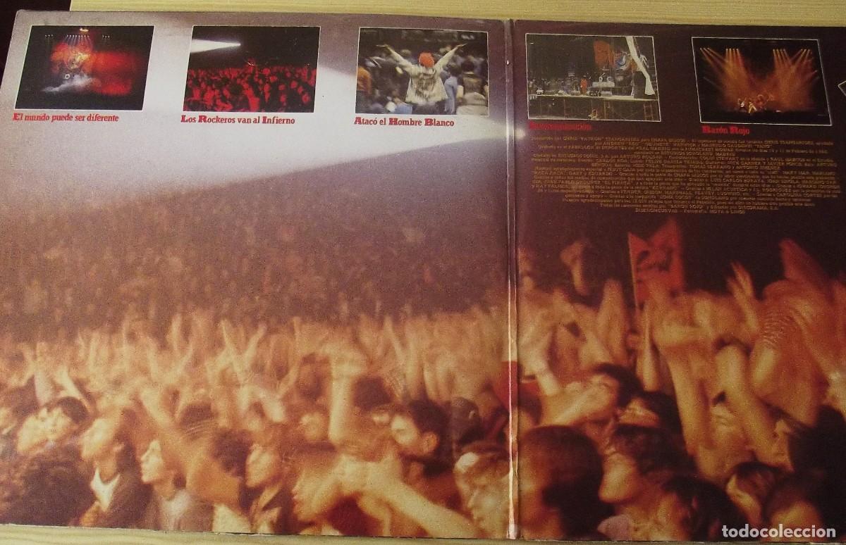 Discos de vinilo: LP. Baron Rojo en vivo 1984 - Foto 3