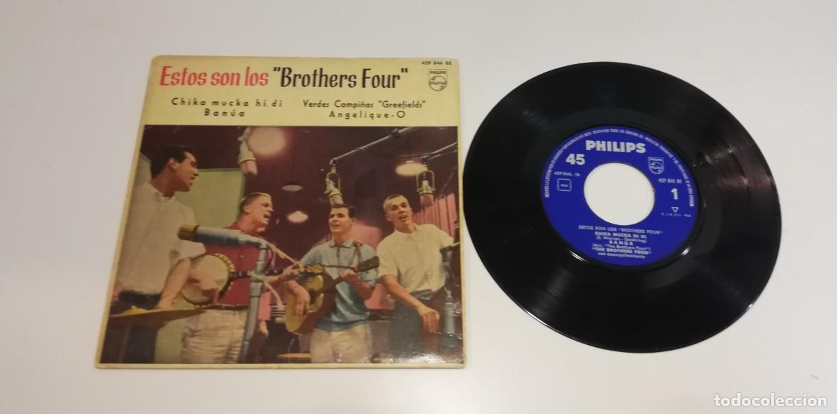 Vinyl records: S6-The Brothers Four - Estos Son Los &rdquo;Brothers Four&rdquo; (7&rdquo;, EP) - POR VG DISC VG