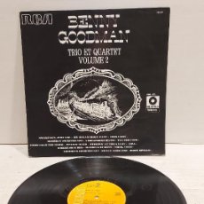 Discos de vinilo: BENNY GODDMAN / TRIO ET QUARTET / VOLUME 2 / LP - RCA-FRANCE / MBC. ***/***. Lote 393083639