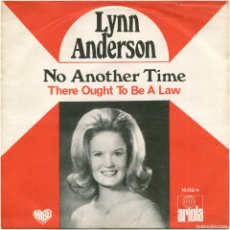 Discos de vinilo: LYNN ANDERSON ‎- NO ANOTHER TIME - SG SPAIN 1971 - MABEL RECORDS ‎10.123-A