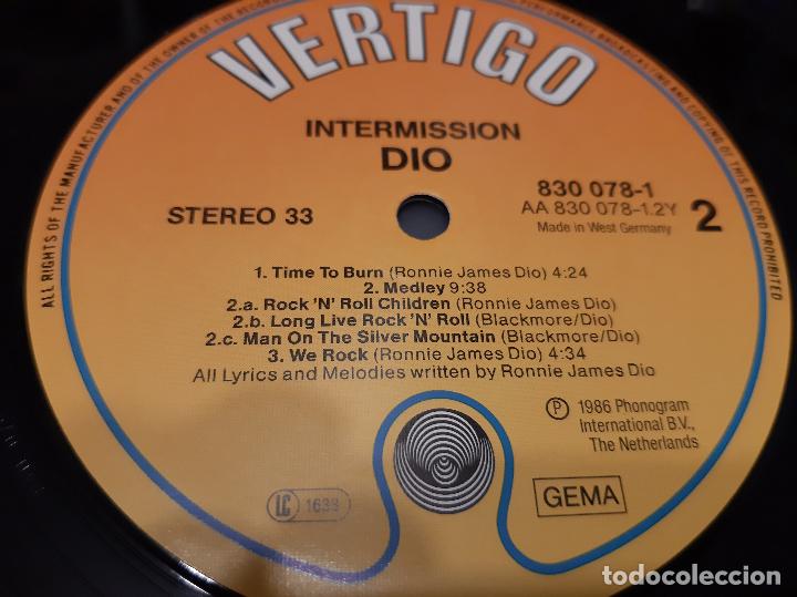 Discos de vinilo: DIO -INTERMISSION- (1986) MINI-ALBUM - Foto 7