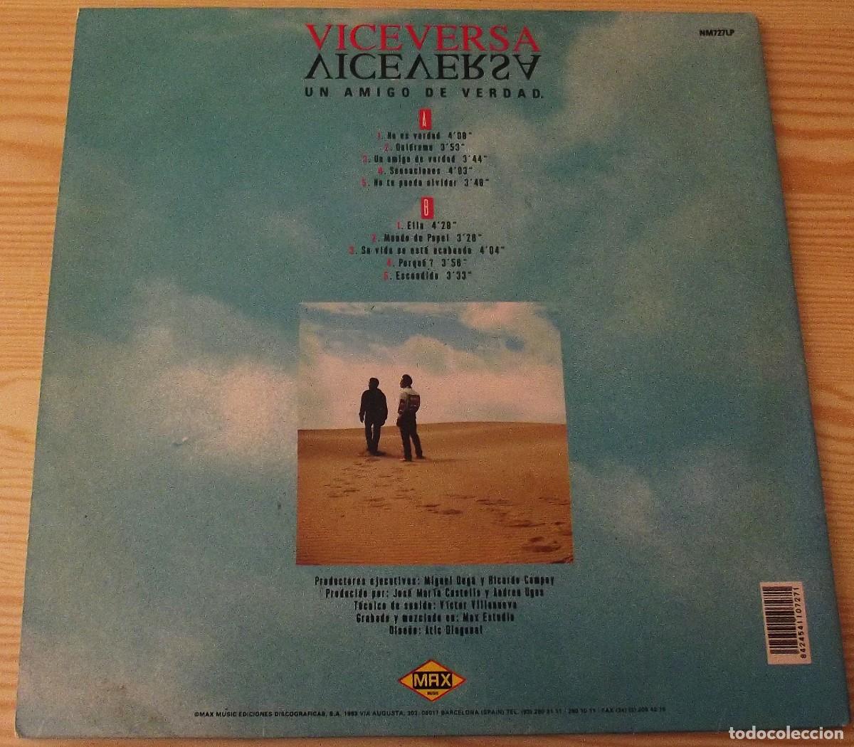 Discos de vinilo: LP. Viceversa - Foto 2