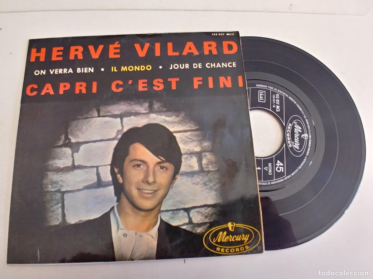 Discos de vinilo: HERVE VILAR-EP CAPRI CEST FINI +3 - Foto 1