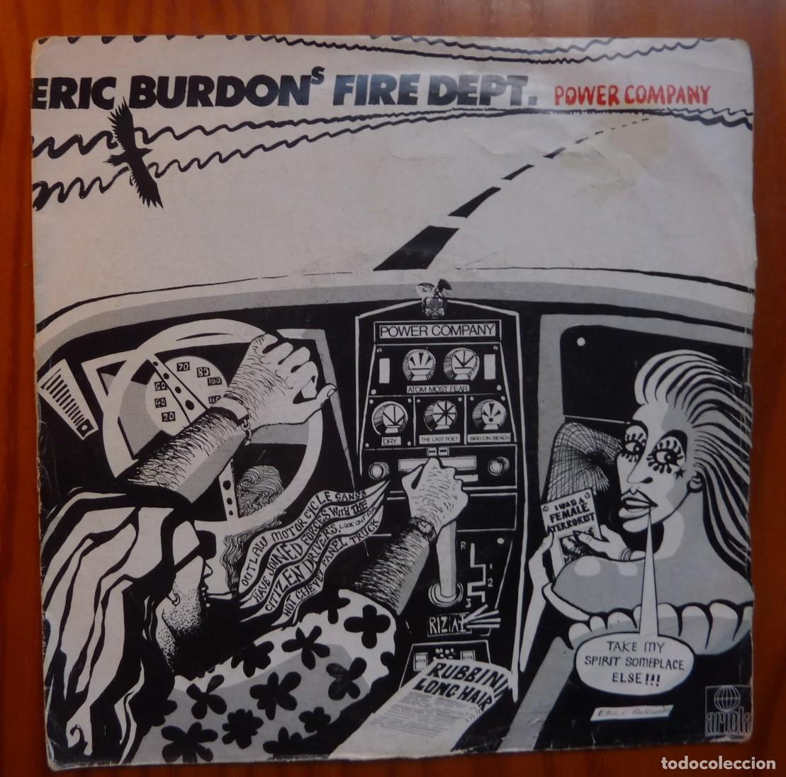 Discos de vinilo: ERIC BURDONS FIRE DEPT. / POWER COMPANY / 1980 / SINGLE - Foto 1