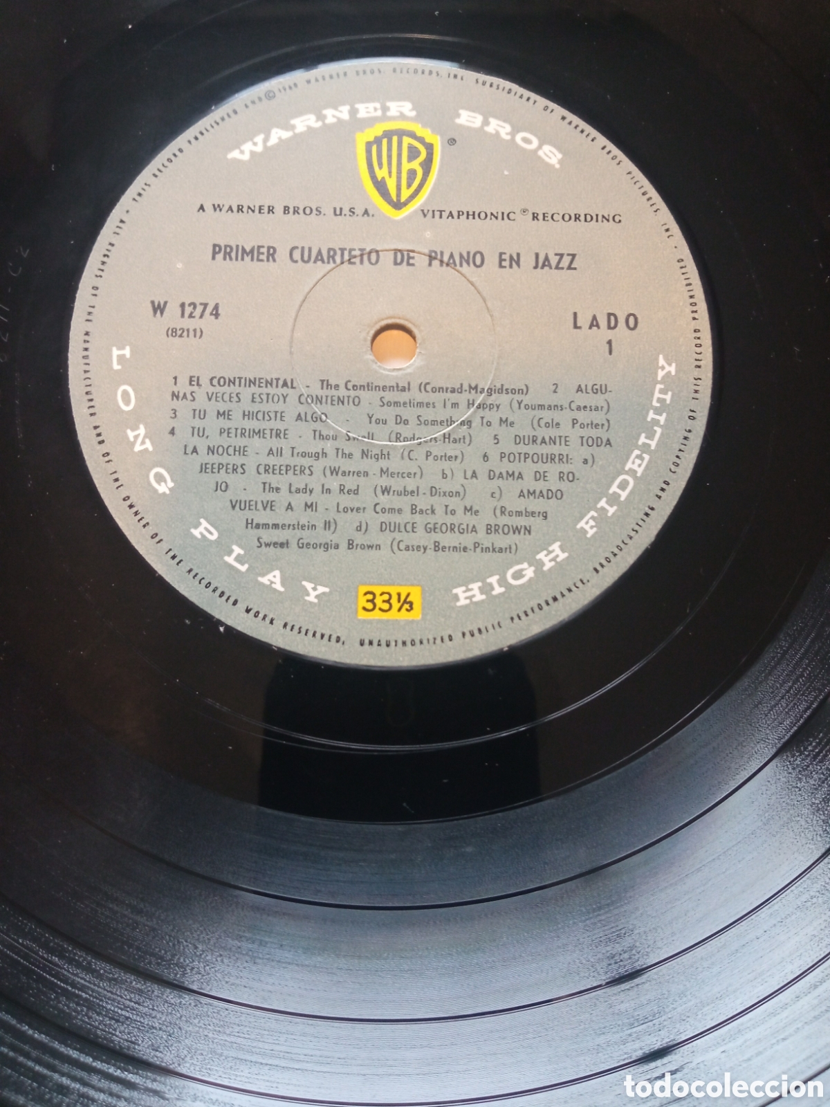 Discos de vinilo: Primer cuarteto de piano en Jazz - Same - Foto 3