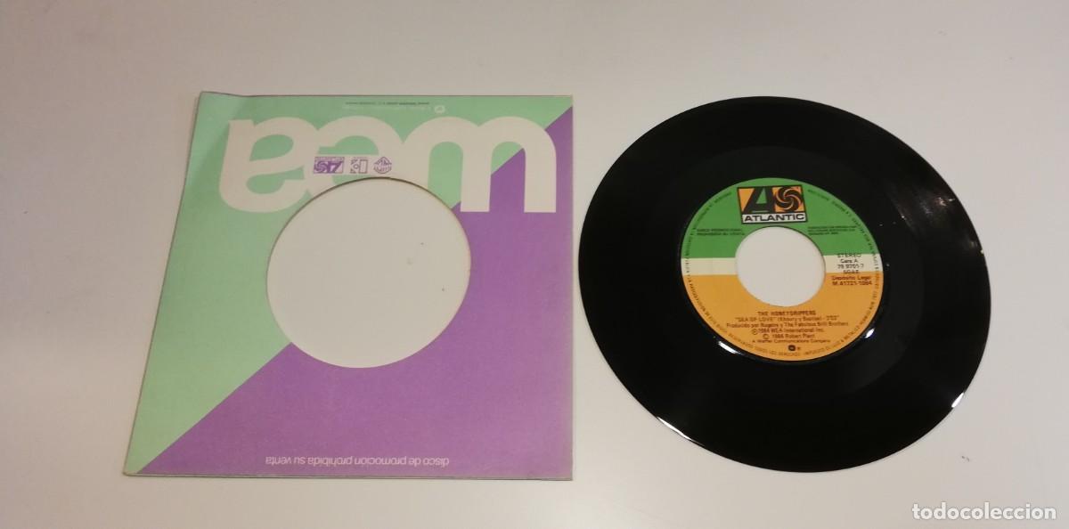 Vinyl records: S6- The Honeydrippers - Sea Of Love / I Get A Thrill (7&rdquo;, Single, Promo)- PORT VG+ DIS VG+