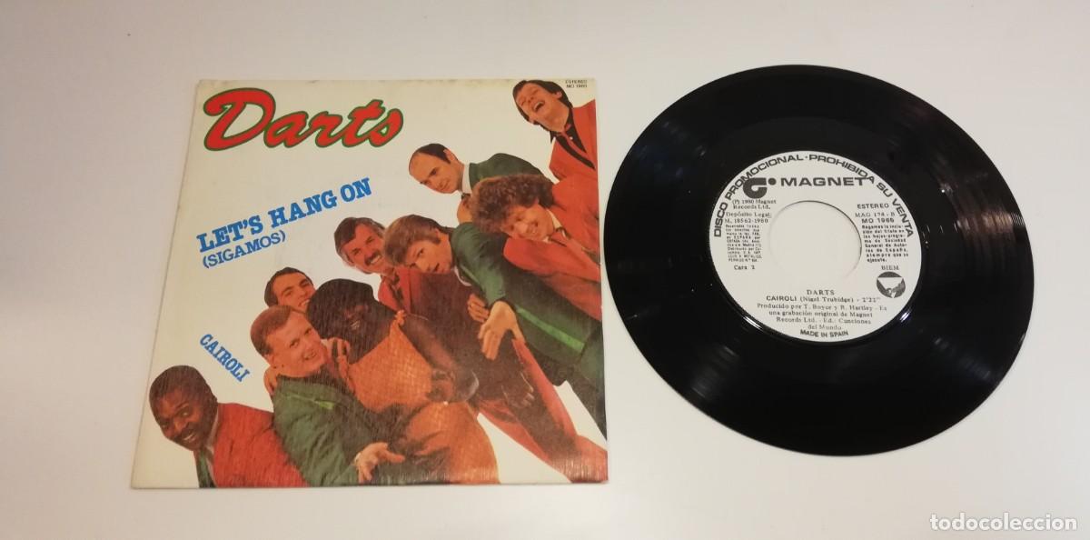 Vinyl records: S6-Darts - Let's Hang On (Sigamos) (7&rdquo;, Single) - PORT VG DIS VG+ PROMO
