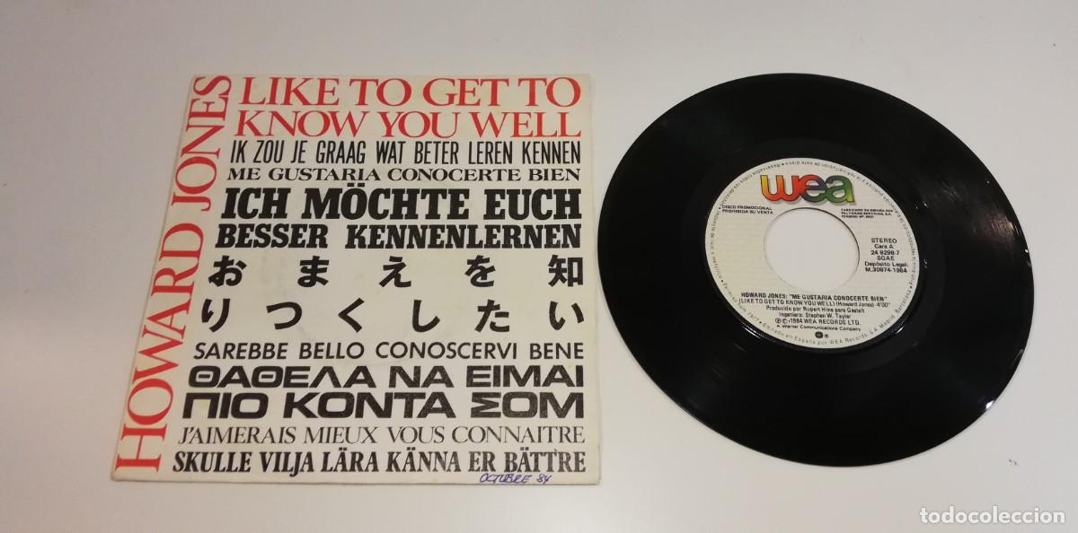 Vinyl records: S7-Howard Jones - Like To Get To Know You Well (7&rdquo;, Single, Promo) - PORT VG DIS VG+PROMO