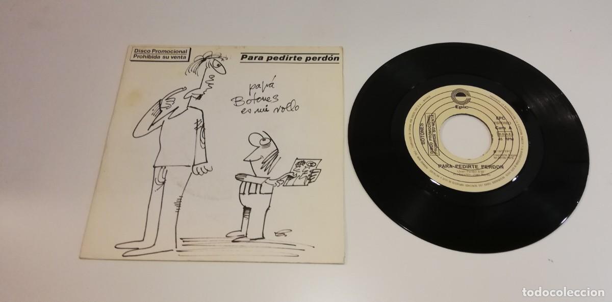 Vinyl records: S7- Botones - Para Pedirte Perd&oacute;n (7&rdquo;, Single, Promo)- PORT VG DIS NM PROMO