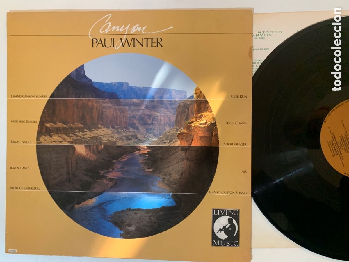 Discos de vinilo: lp Paul Winter Canyon de 1985 - Foto 1