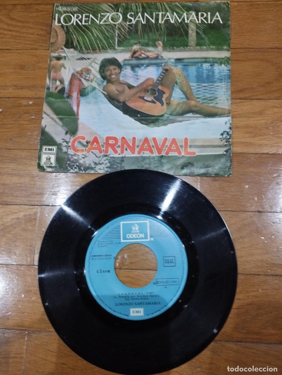 Discos de vinilo: LORENZO SANTAMARIA CARNAVAL SINGLE 1979 - Foto 1