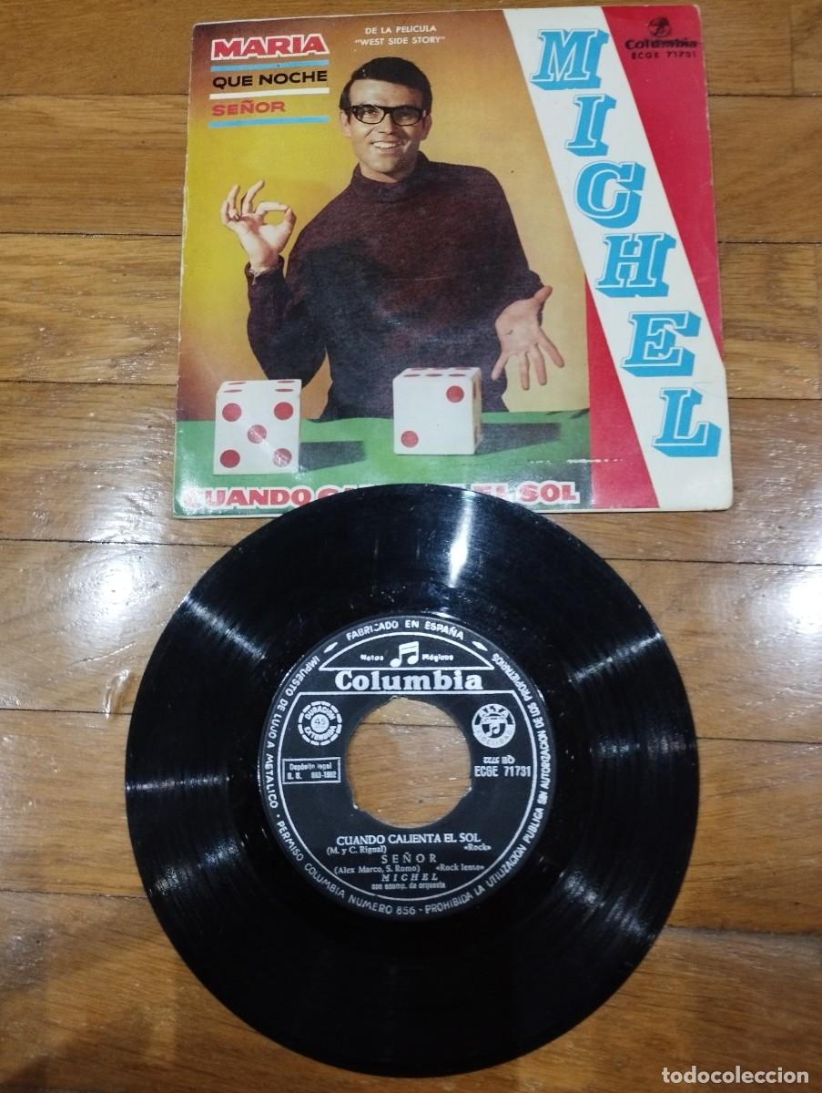 Discos de vinilo: MICHEL - CUANDO CALIENTA EL SOL - EP 1962 - Foto 1