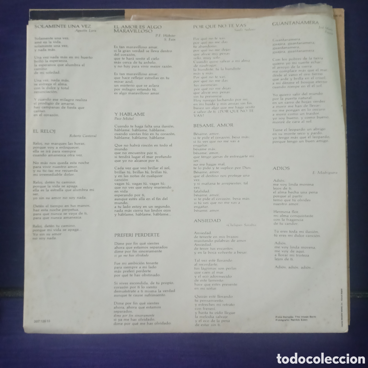 Discos de vinilo: LOS SABANDE&Ntilde;OS - A LA LUZ DE LA LUNA / DOBLE LP - Foto 3