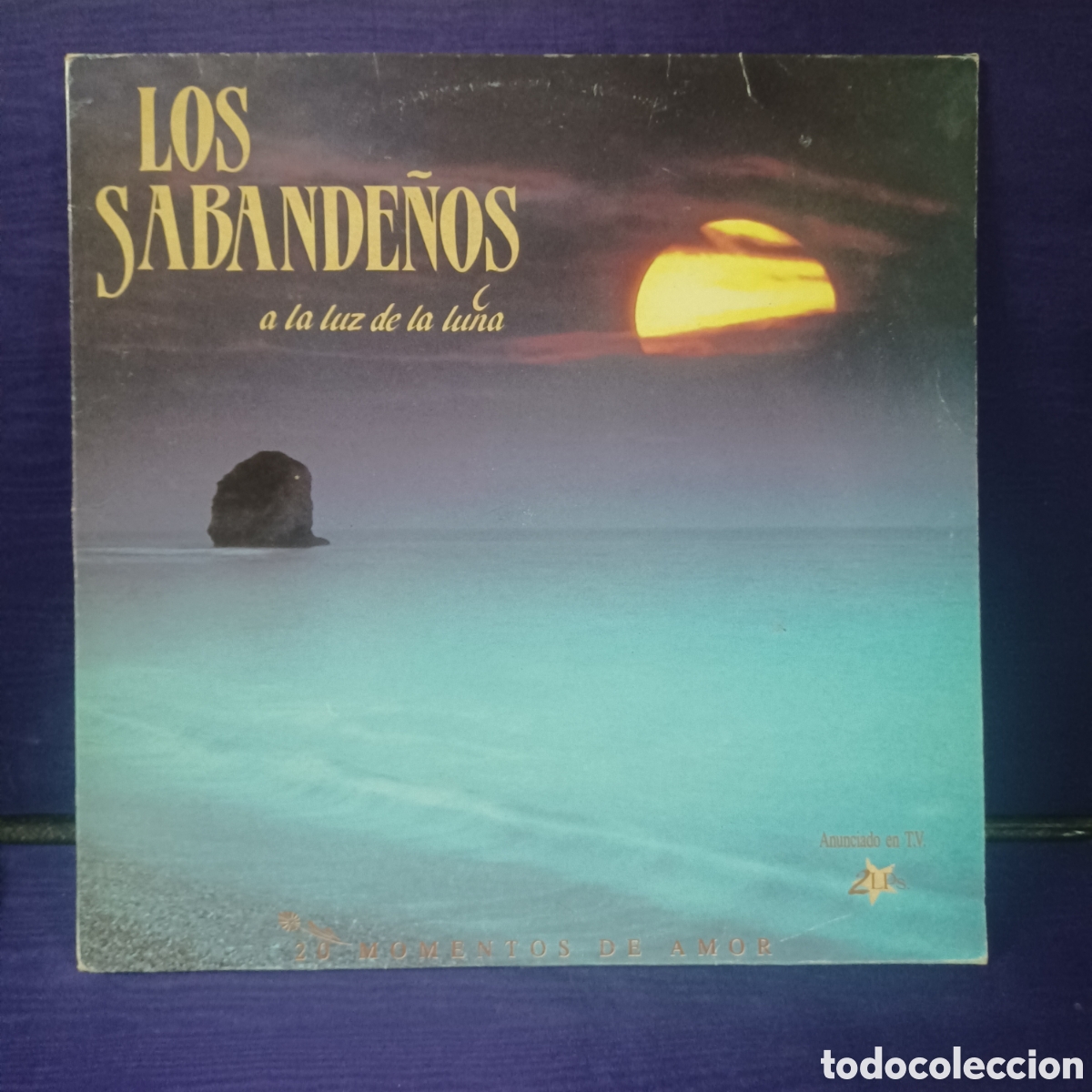 Discos de vinilo: LOS SABANDE&Ntilde;OS - A LA LUZ DE LA LUNA / DOBLE LP - Foto 1