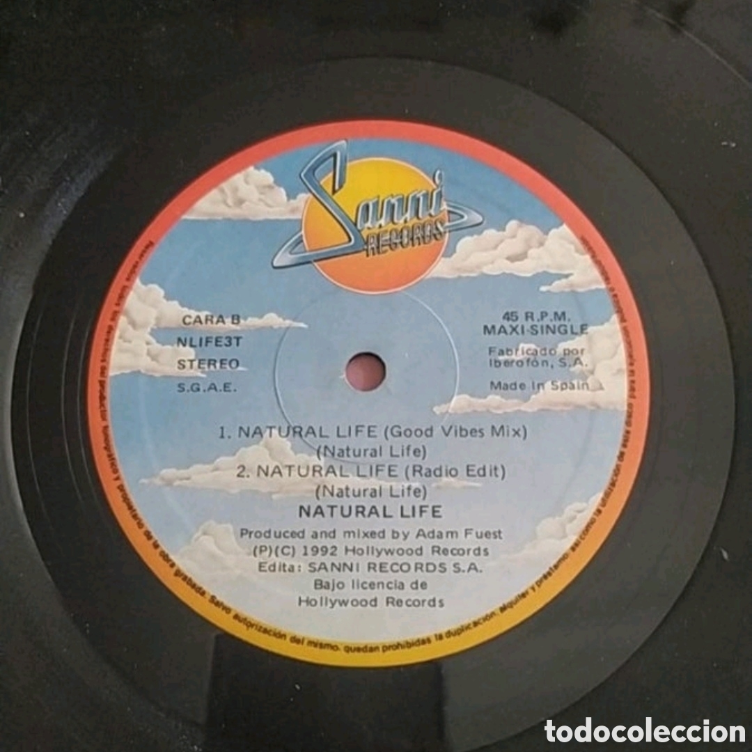 Discos de vinilo: Maxi single Natural life (3 versiones) - Foto 4
