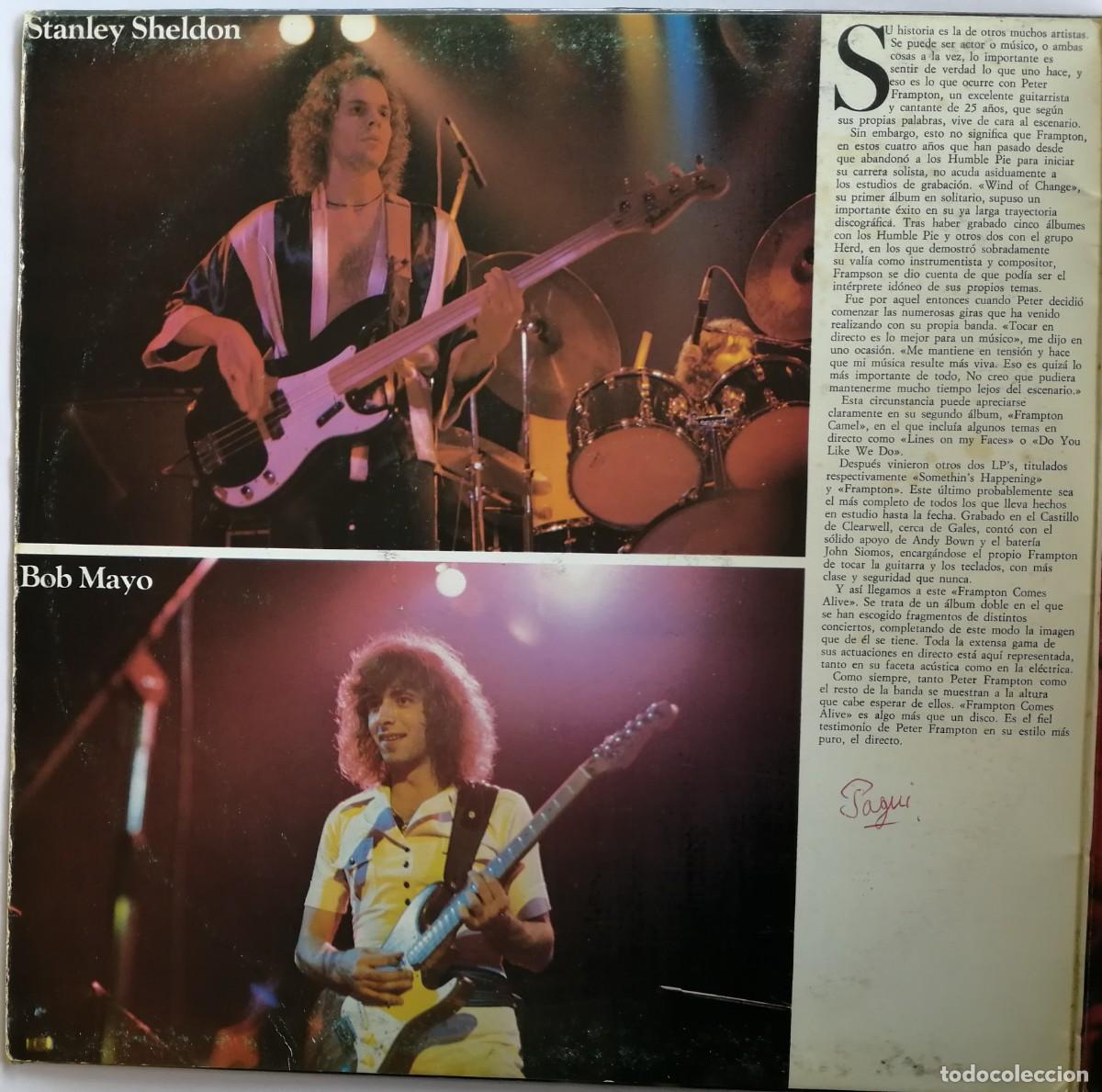 Discos de vinilo: Peter Frampton, Frampton Comes Alive, A&M Records 27035 XD - Foto 2