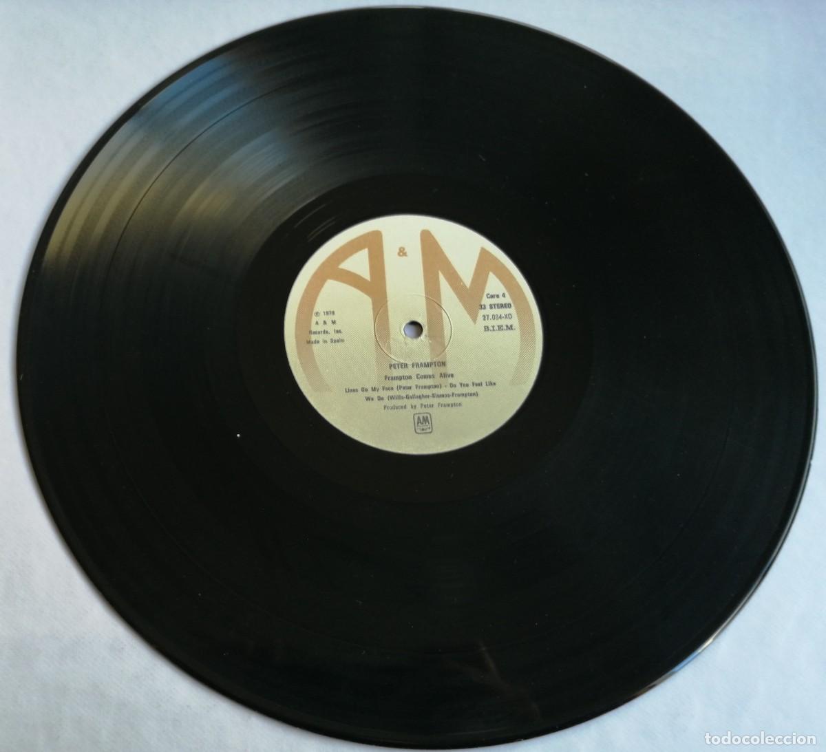 Discos de vinilo: Peter Frampton, Frampton Comes Alive, A&M Records 27035 XD - Foto 6