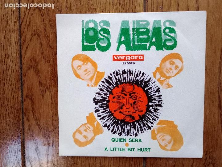 Discos de vinilo: Los Albas - qui&eacute;n ser&aacute; + a little bit hurt - Foto 2