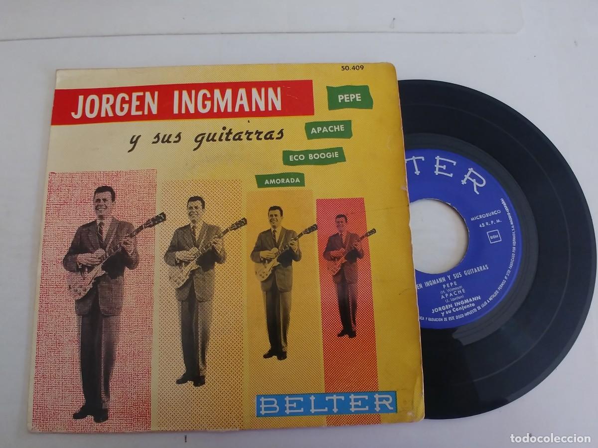 Discos de vinilo: JORGEN INGMANN-EP APACHE +3 - Foto 1