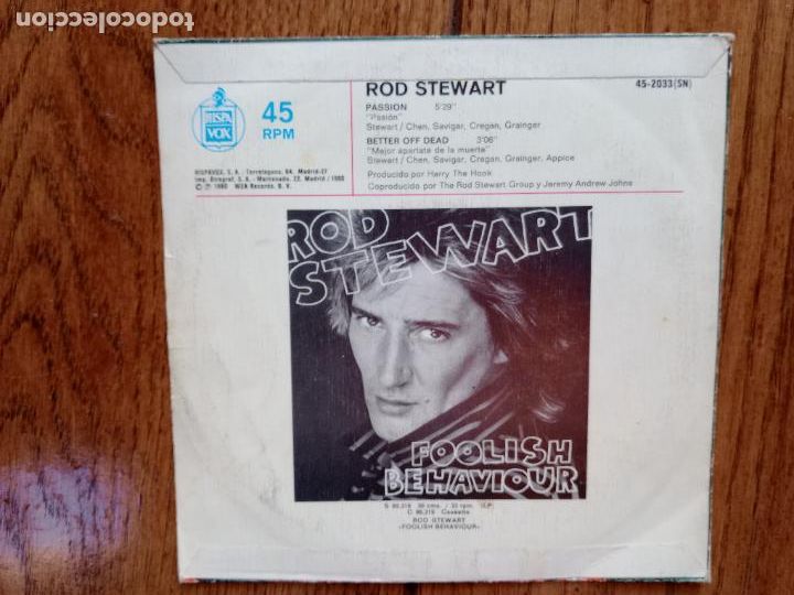 Discos de vinilo: Rod Stewart - passion + belter off dead - Foto 2