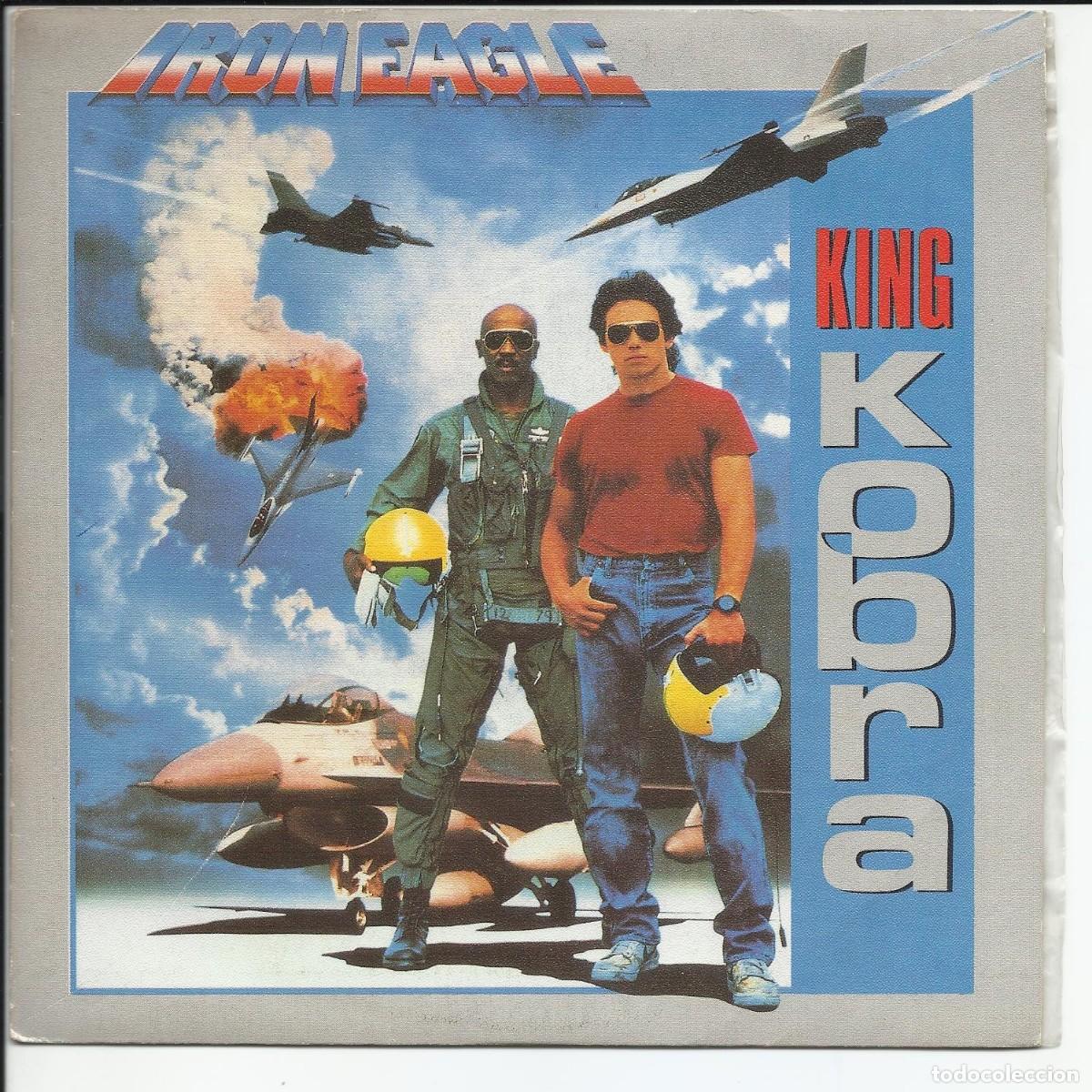 Discos de vinilo: KING KOBRA.- IRON EAGLE Single EMI Espa&ntilde;a 1986 - Foto 1