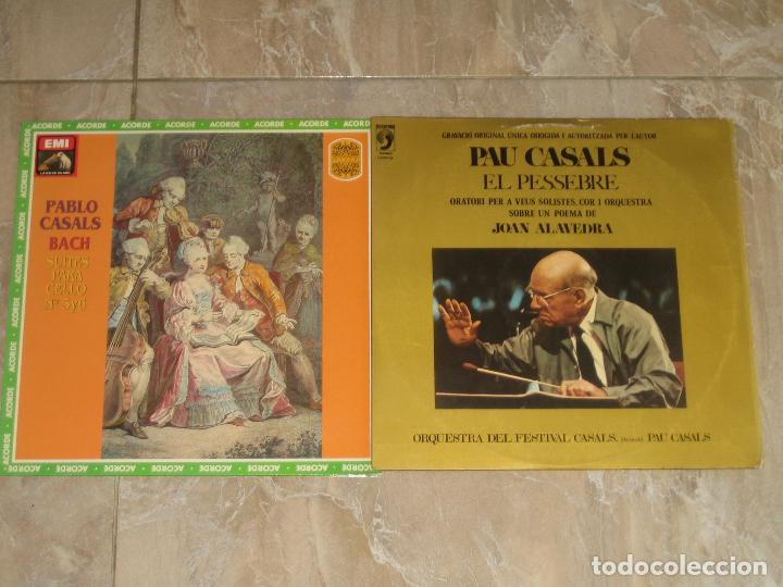 Discos de vinilo: PAU CASALS - LOTE DE DOS LPS - Foto 1