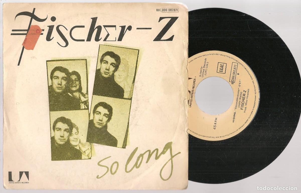 Discos de vinilo: SINGLE. FISCHER - Z. SO LONG. (ST/DS3) - Foto 1