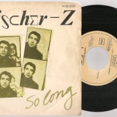 Discos de vinilo: SINGLE. FISCHER - Z. SO LONG. (ST/DS3)