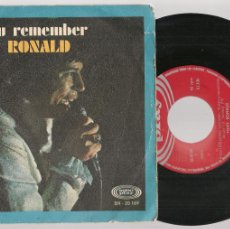 Discos de vinilo: SINGLE. TONY RONALD. DO YOU REMEMBER. (ST/DS3)